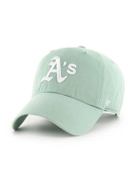 Obrázek produktu 47 brand Bavlněná baseballová čepice 47brand MLB Oakland Athletics zelená