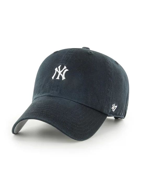 Obrázek produktu 47 brand Bavlněná baseballová čepice MLB New York Yankees černá