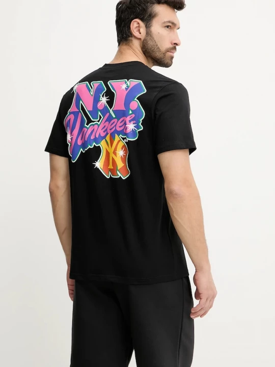 Obrázek produktu 47 brand Bavlněné tričko 47 brand MLB New York Yankees černá