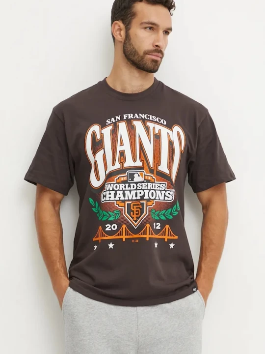 Obrázek produktu 47 brand Bavlněné tričko 47 brand MLB San Francisco Giants