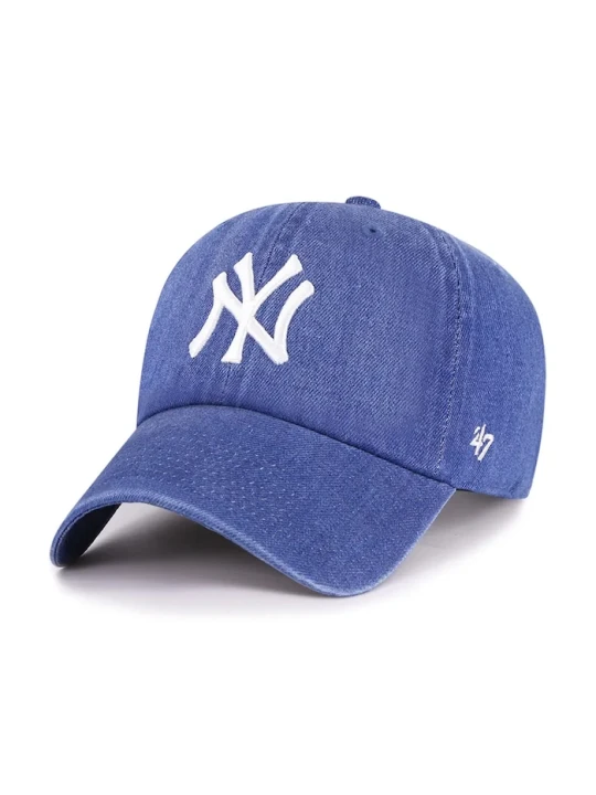 Obrázek produktu 47 brand Džínová baseballová čepice MLB New York Yankees modrá
