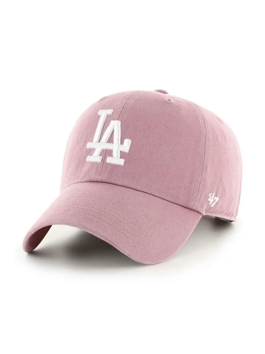 Obrázek produktu 47 brand kšiltovka bavlněná MLB Los Angeles Dodgers růžová
