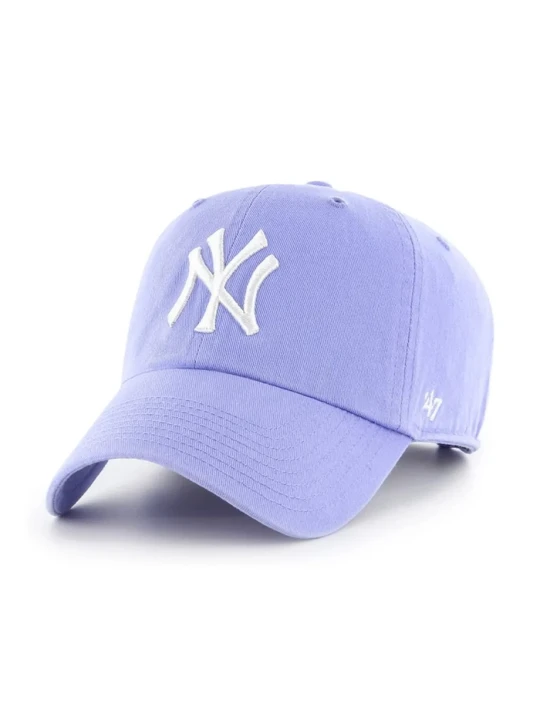 Obrázek produktu 47 brand kšiltovka bavlněná MLB New York Yankees fialová