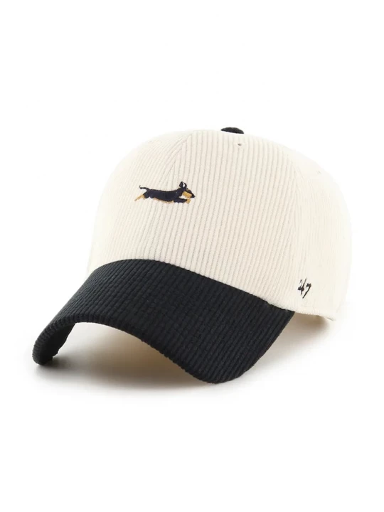 Obrázek produktu 47 brand Manšestrová kšiltovka Dog Cord Base Runner béžová