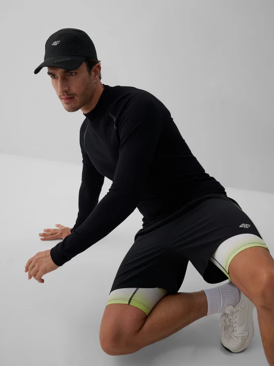 Obrázek produktu 4F Běžecký longsleeve ze strukturované pleteniny pánský - černý