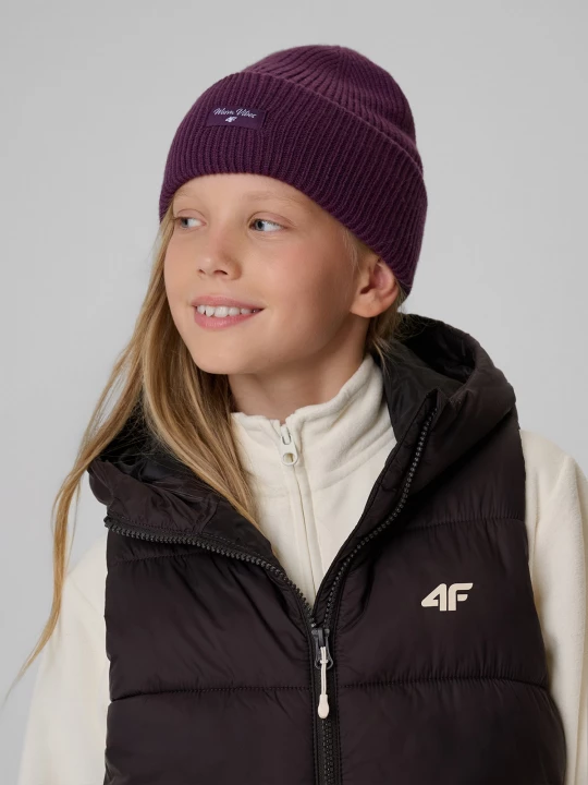 Obrázek produktu 4F Čepice beanie dívčí - fialová one size