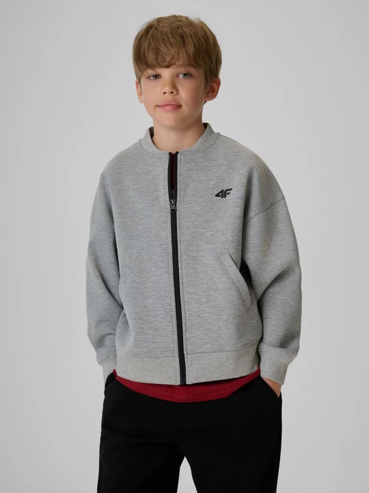 Obrázek produktu 4F Chlapecká bomber mikina - šedá
