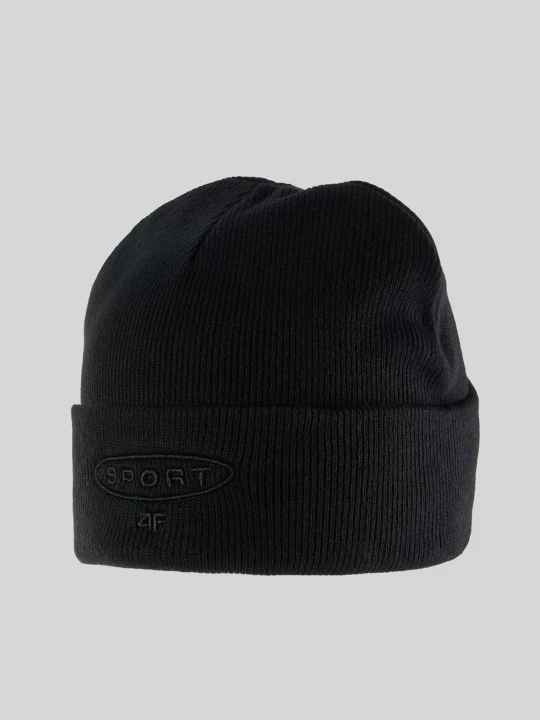 Obrázek produktu 4F Chlapecká čepice beanie - černá one size