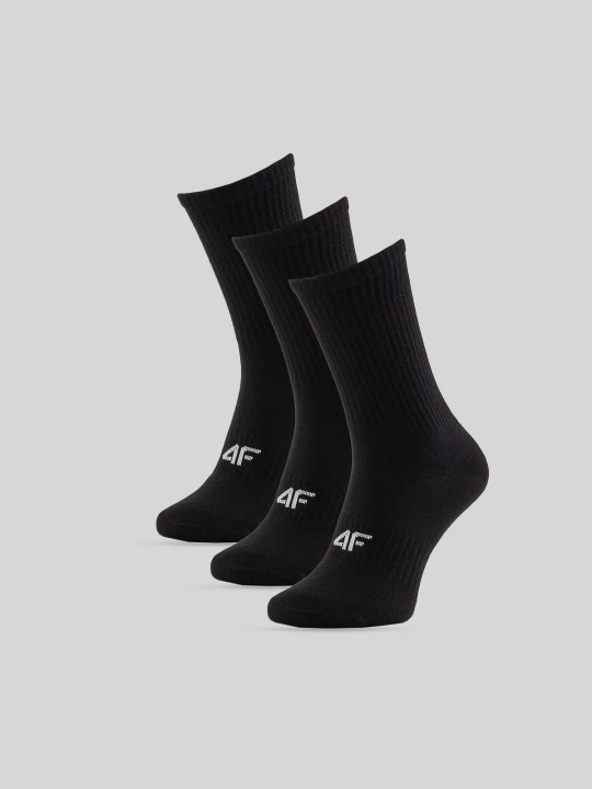 Obrázek produktu 4F Dámské dlouhé ponožky (3-pack) - černé