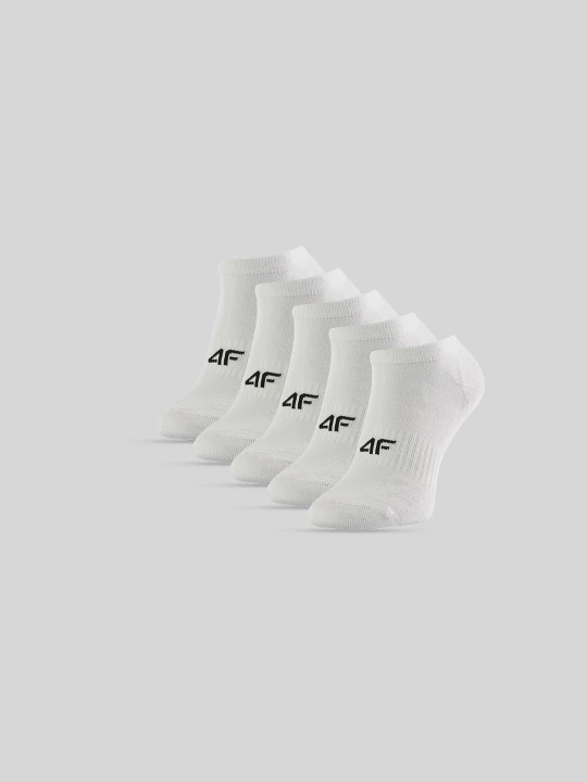 Obrázek produktu 4F Dámské krátké ponožky (5-pack) - bílé