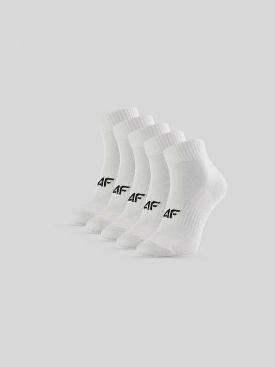 Obrázek produktu 4F Dámské krátké ponožky (5-pack) - bílé