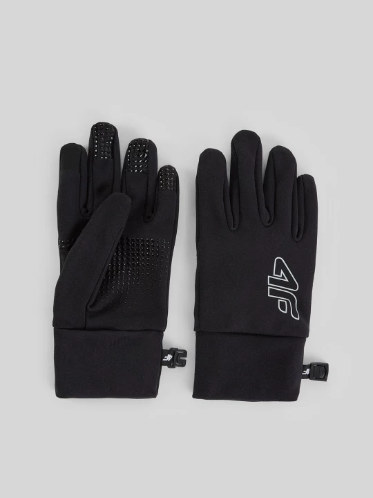 Obrázek produktu 4F Dětské pletené rukavice Touch Screen - černé