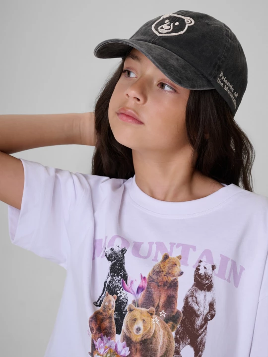 Obrázek produktu 4F Kšiltovka strapback dětská - šedá one size