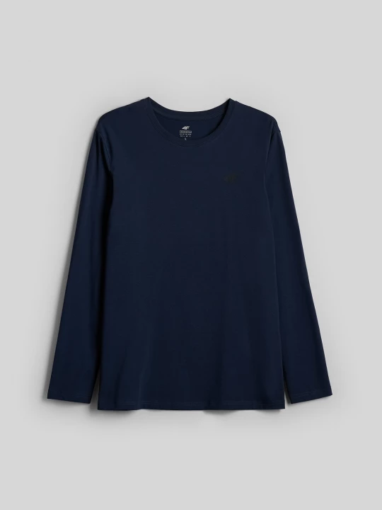 Obrázek produktu 4F Longsleeve slim hladký pánský - tmavě modrý