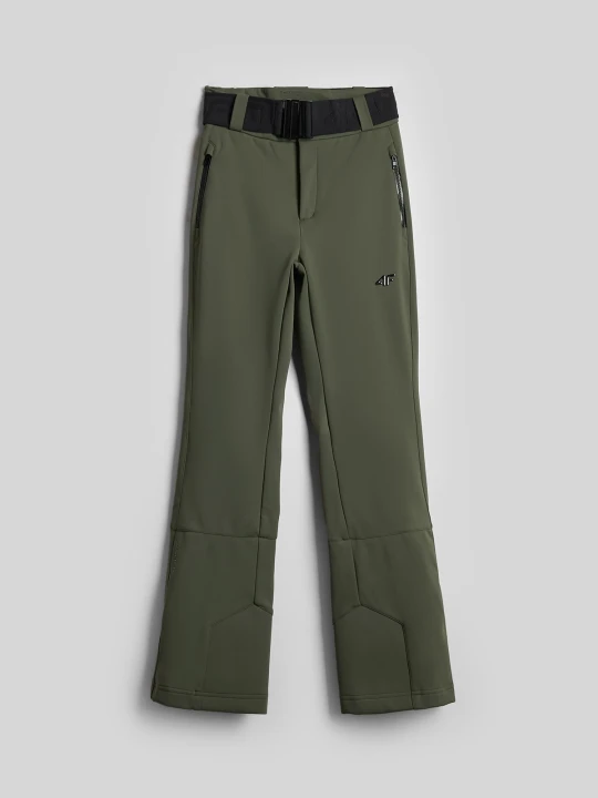 Obrázek produktu 4F Lyžařské kalhoty 4F PRO softshell větruodolné membrána 20000 dámské - khaki