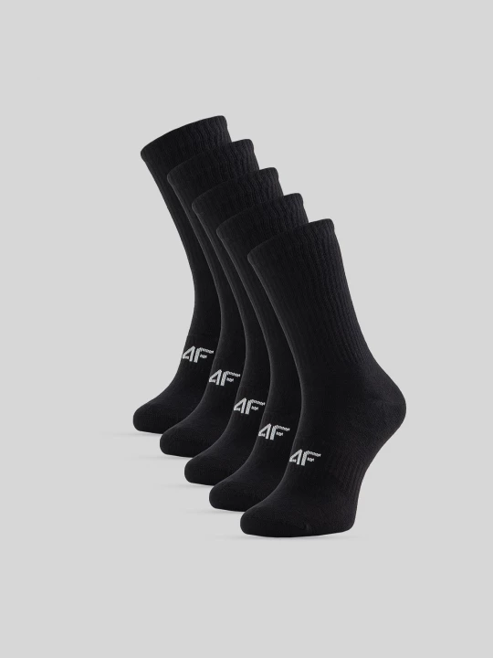 Obrázek produktu 4F Pánské dlouhé ponožky (5-pack) - černé