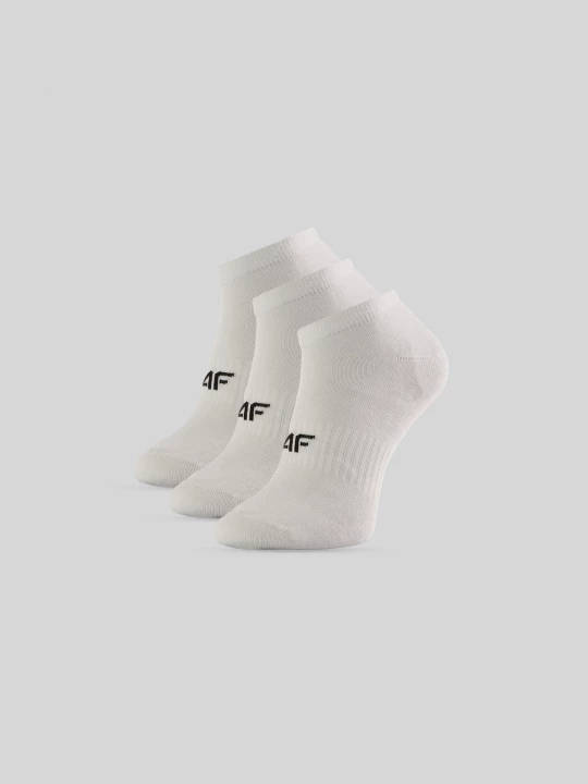 Obrázek produktu 4F Pánské krátké ponožky (3-pack) - bílé