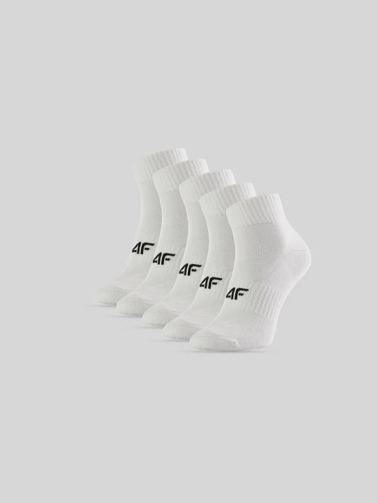 Obrázek produktu 4F Pánské krátké ponožky (5-pack) - bílé