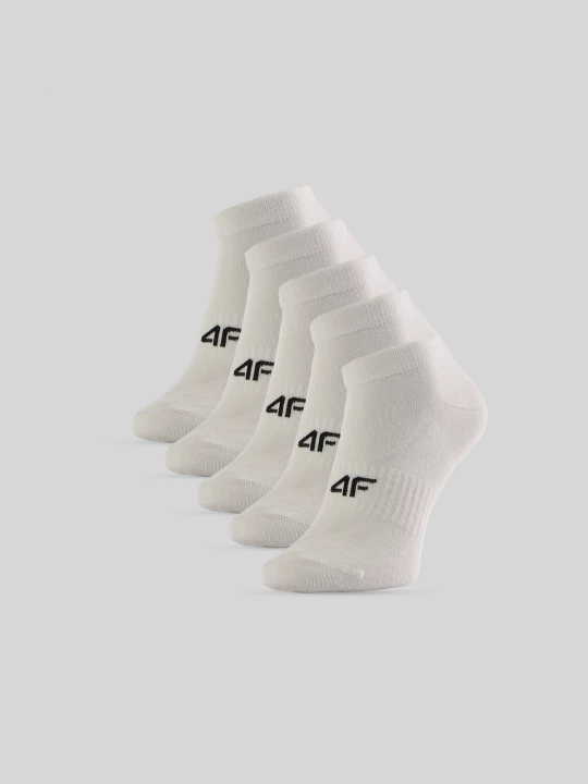 Obrázek produktu 4F Pánské krátké ponožky (5-pack) - bílé