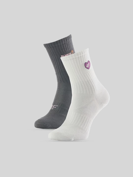 Obrázek produktu 4F Dlouhé ponožky (2-pack) dívčí - multicolor