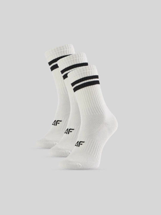 Obrázek produktu 4F Dlouhé ponožky (3-pack) pánské - černo-bílé