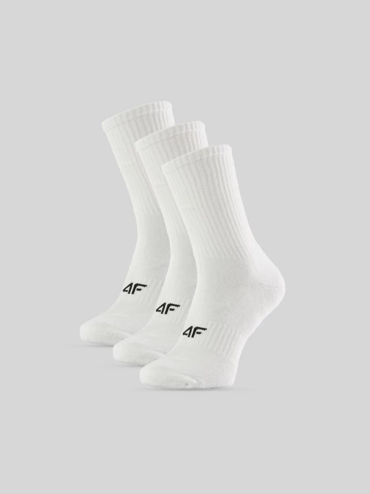 Obrázek produktu 4F Pánské dlouhé ponožky (3-pack) - bílé