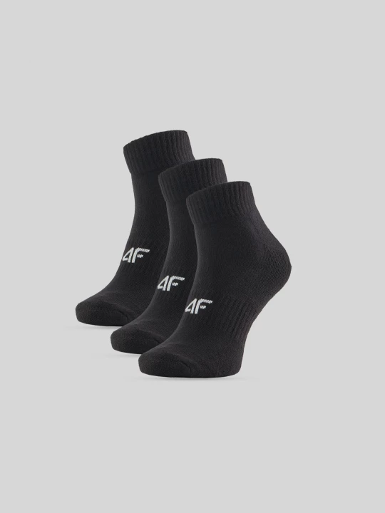 Obrázek produktu 4F Pánské krátké ponožky (3-pack) - černé