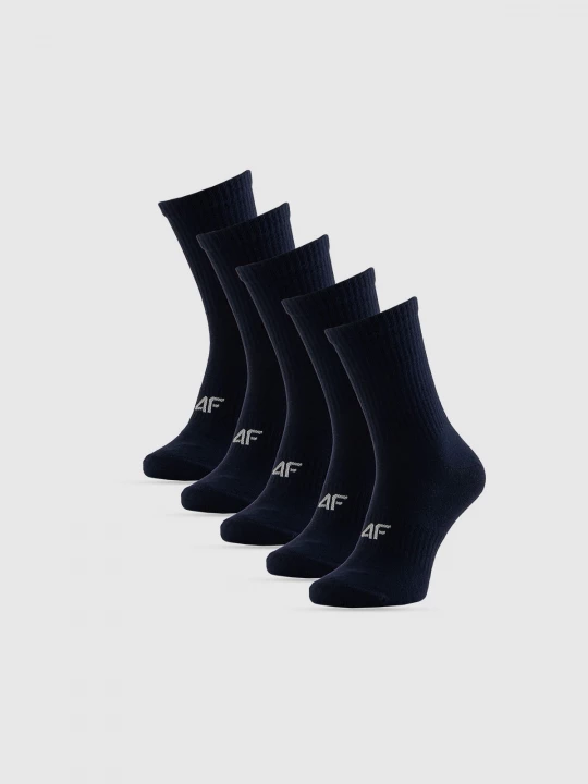 Obrázek produktu 4F Pánské dlouhé ponožky (5-pack) - tmavě modré
