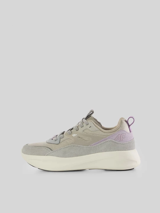 Obrázek produktu 4F Sneakersy ASCENDR se semišovými prvky dámské - béžové
