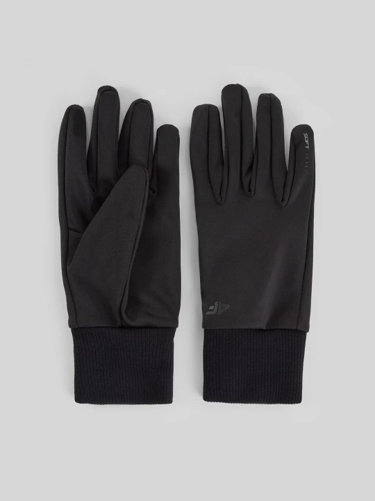 Obrázek produktu 4F Softshellové rukavice Touch Screen unisex - černé
