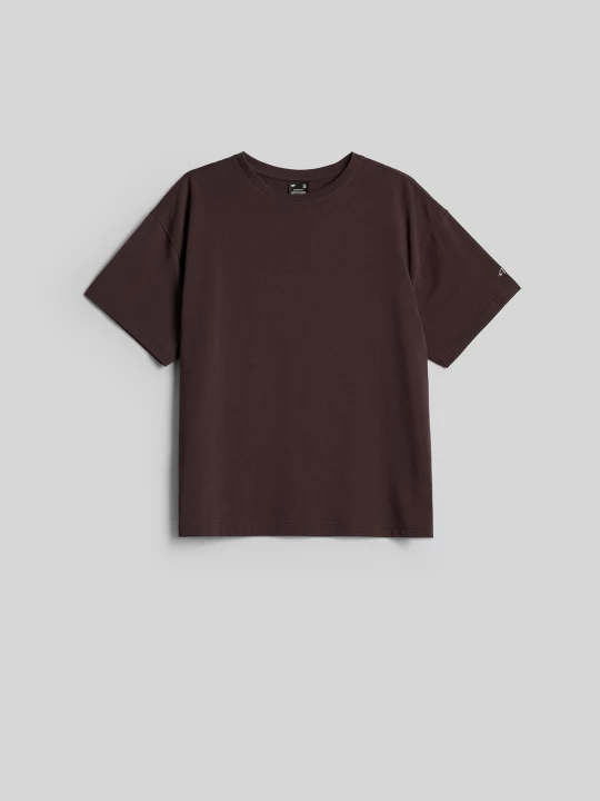 Obrázek produktu 4F T-shirt loose hladký dámský - hnědý