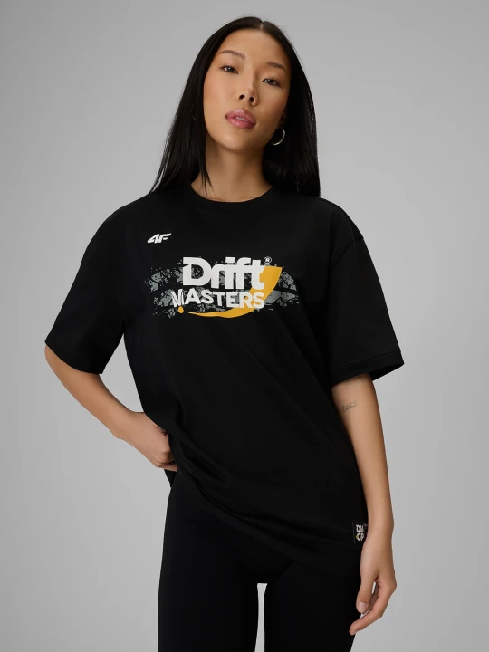 Obrázek produktu 4F T-shirt loose s potiskem unisex 4F | Drift Masters - černý