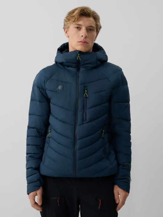 Obrázek produktu 4F Treková bunda s výplní Primaloft Silver pánská - denim tmavě modrý