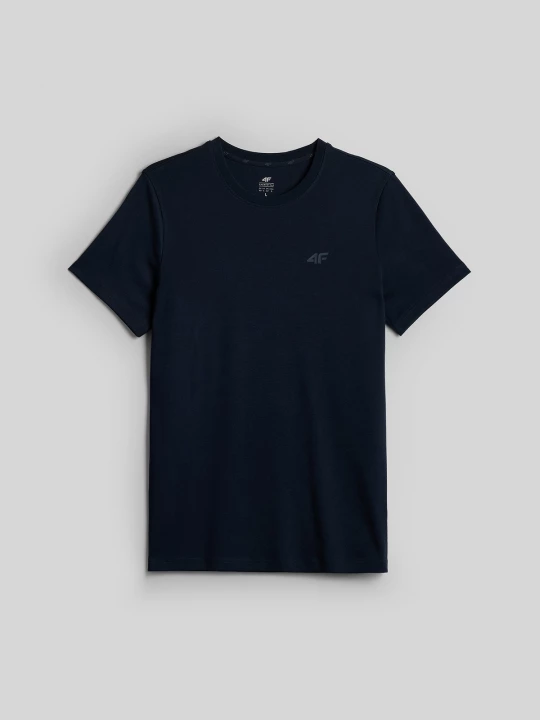 Obrázek produktu 4F T-shirt slim hladký pánský - tmavě modrý