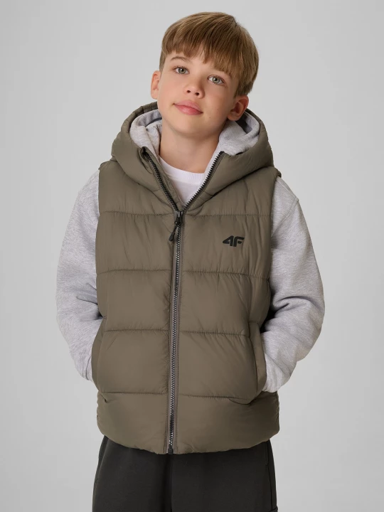 Obrázek produktu 4F Vesta se syntetickou výplní chlapecká - khaki