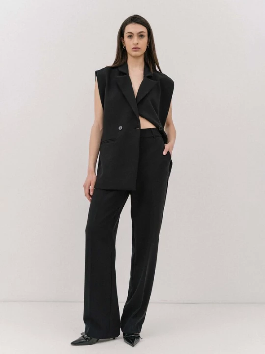 Obrázek produktu 4TAILORS Kalhoty černá