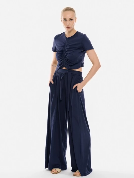 Obrázek produktu 4TAILORS Kalhoty 'Connect Me' námořnická modř