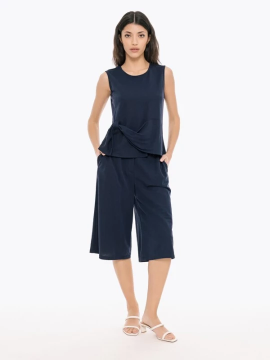 Obrázek produktu 4TAILORS Kalhoty marine modrá