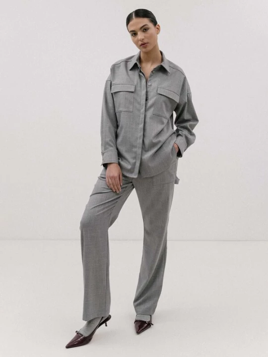 Obrázek produktu 4TAILORS Kalhoty šedá