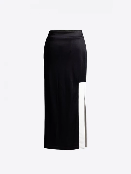 Obrázek produktu 4TAILORS Sukně 'Echo' černá / bílá
