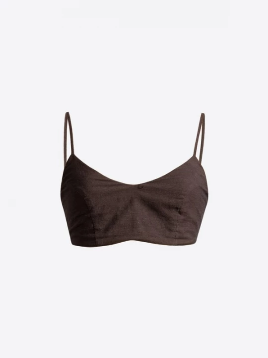 Obrázek produktu 4TAILORS Top hnědá