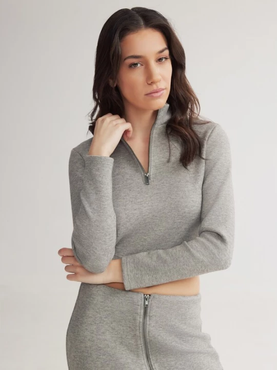 Obrázek produktu 4TAILORS Tričko 'Cheeky' šedá
