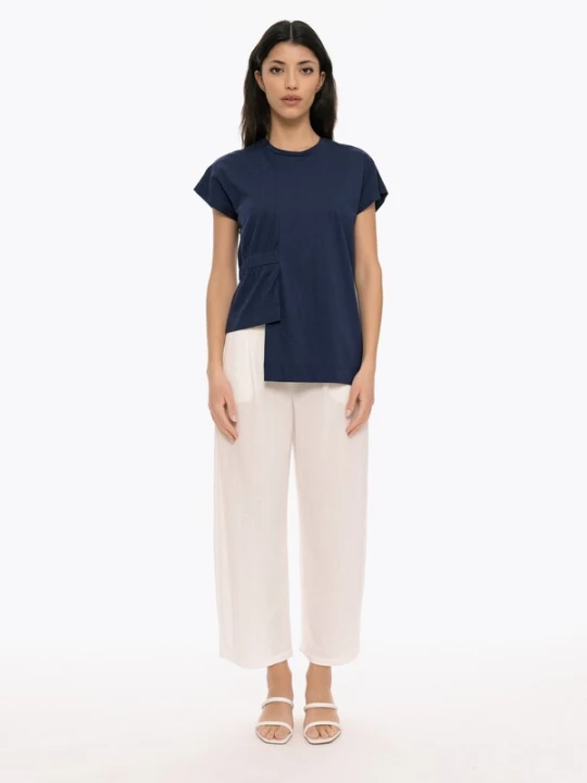Obrázek produktu 4TAILORS Tričko 'Connect Me' marine modrá