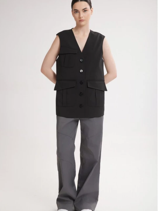 Obrázek produktu 4TAILORS Vesta 'Carlo' černá