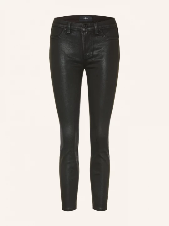 Obrázek produktu 7 For All Mankind Coated Džíny The Ankle Skinny 21h coated black