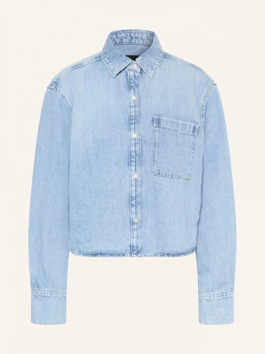 Obrázek produktu 7 For All Mankind Džínová Košile Ivy S Lnem modrá