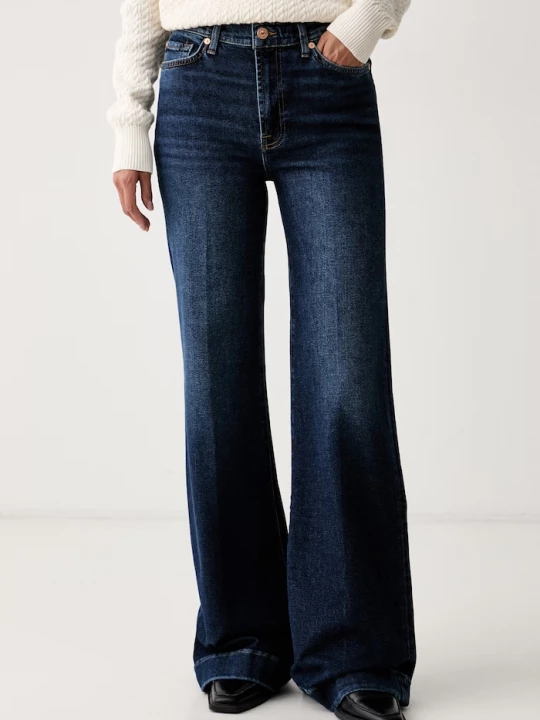 Obrázek produktu 7 FOR ALL MANKIND flare džíny dámské námořnická modř