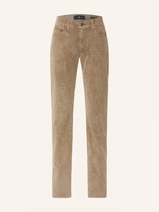 Obrázek produktu 7 For All Mankind Kordové Kalhoty The Straight Straight Fit béžová