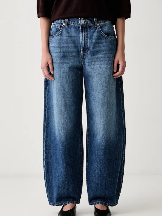 Obrázek produktu 7 FOR ALL MANKIND relaxed fit džíny dámské modrá