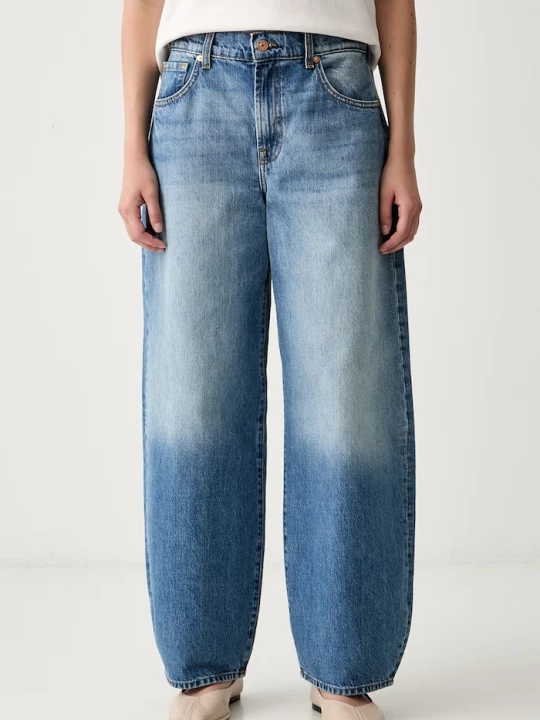 Obrázek produktu 7 FOR ALL MANKIND relaxed fit džíny dámské modrá